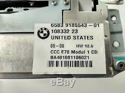 BMW X5 E70 X6 E71 OEM ORIGINAL CCC SAT NAV NAVIGATION HEAD UNIT CD-Player DRIVE