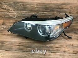 Bmw Oem E60 E61 525 530 545 550 M5 Front Driver Side Xenon Headlight 2004-2007 3