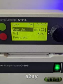 Buchi Pump Module C-605 And Control Module C-615 Sepacore Chromatography System