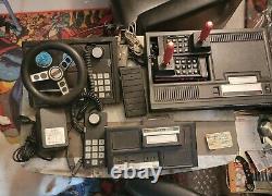 COLECO VISION GAME CONSOLE 4 CONTROLLERS, POWER SUPPLY, Exp #1, Exp #2 Orig