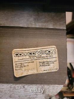 COLECO VISION GAME CONSOLE 4 CONTROLLERS, POWER SUPPLY, Exp #1, Exp #2 Orig
