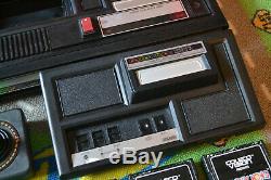 ColecoVision Console Modded WithAtari expansion Module1 2 Controllers 4 Games PS