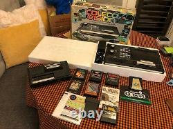 ColecoVision Console With 2 Controllers In Box 8 games Atari Exp Module