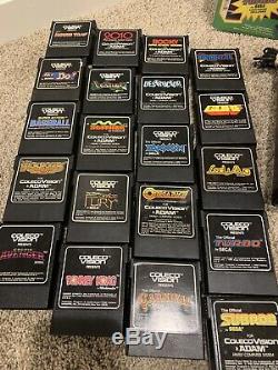 Colecovision Lot with Expansion Modules, Roller Controller and 24 games