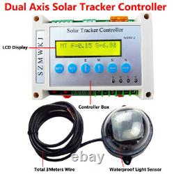 Dual Axis Solar Tracker Controller + 40A Relay Module for Large Current System
