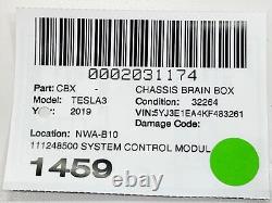 ELECTRICAL SYSTEM CONTROL MODULE With WIRING OEM 111248500 TESLA MODEL 3 2017-2023