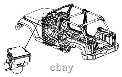 Fits for 2009 Jeep Wrangler Anti-Lock Brake System Control Module 68049852AB