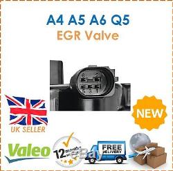 For Audi A4 A5 A6 Q5 Valeo EGR Valve With EGR Cooler + Vacuum Bypass New