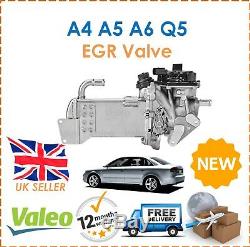 For Audi A4 A5 A6 Q5 Valeo EGR Valve With EGR Cooler + Vacuum Bypass New