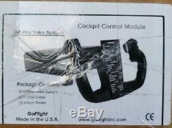 GoFlight GF-Pro Yoke System Cockpit Control Module NG 737 Yoke