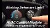 Hvac Control Module Replacement Blinking Defroster Light Dash Removal Jeep Jk Wrangler