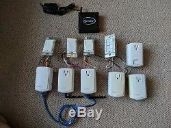 Insteon home automation system, 4 lights, 2 outlets, computer interface, and ext