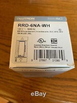 Lutron RRD-6NA-WH RadioRA2 Wireless Total Home Control System Adaptive Dimmer