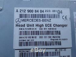 MERCEDES BENZ E Class W212 C207 OEM ORIGINAL HEAD UNIT CHANGER high