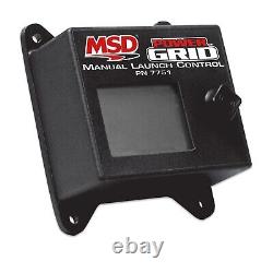 MSD Black Manual Launch Control Module For Power Grid System 7751