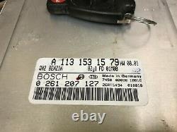 Mercedes Benz Oem Clk55 E55 Amg Dme Engine Motor Computer Set With Key 2000-2002