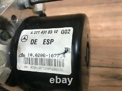 Mercedes Benz Oem S550 Cl550 Abs Brake Pump System Hydraulic Esp Anti Lock 07-09