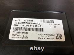 Mercedes Oem W204 C250 Slk250 Engine Motor Dme Computer Ecu Ecm 1.8l 12-15 2