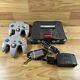 N64 Nintendo 64 Console With Expansion Pack 2 Controllers, Rf Modulator Tested