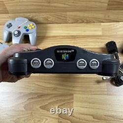 N64 Nintendo 64 Console With Expansion Pack 2 Controllers, RF Modulator Tested