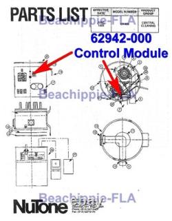 NuTone Control Module for CV850W Advantage Central Vacuum Cleaning System