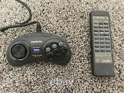 Pioneer LaserActive CLD-A100 with Sega PAC-S10 module, controller, remote, game