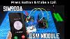 Press Button To Make A Call Sim900a Gsm Module With Arduino Simple Project