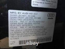 Q7 AUDI 2008 COMFORT SYSTEM Control Module OEM PART #4L0907290A 620536