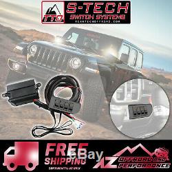 S-Tech 4 Amber Switch System withrelays & fuses for Jeep Wrangler JL