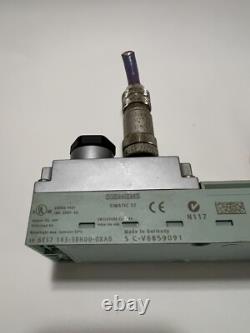 SIEMENS 6ES7 143-3BH00-0XA0 With 194-3AA00-0BA0 Control Module System Used