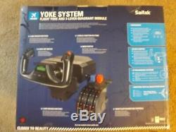 Saitek Yoke System & 3 Lever Quadrant Module #PZ44 NIB, Box opened