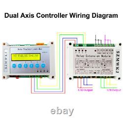 Solar Panel Tracker Dual Axis Tracking LCD Controller &Light Sensor+Relay Module