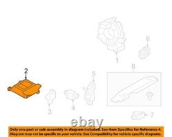 System Restraint Bag Module Control Module From 08/06/12 Fits 13 XV