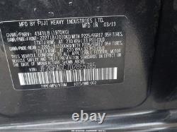 System Restraint Bag Module Control Module From 08/06/12 Fits 13 XV