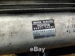 Toyota Rav4 Avensis 2.2 Diesel Driver Injector Ecu 89871-20080 131000-1562 Oem