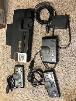 Turbo Grafx 16 Game Console, TurboTap 5, RF module, 2 Controllers, & Boxyboy