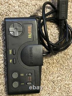 Turbo Grafx 16 Game Console, TurboTap 5, RF module, 2 Controllers, & Boxyboy