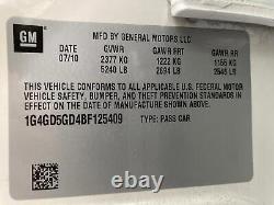 Used Blind Spot Detection System Warning Control Module fits 2011 Buick Lacross