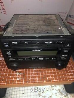 02-05 Système Audio Multi-fonction Mazda Miata Lecteur De Cassettes Radio Et Lecteur De Disques Compacts Oem Bose