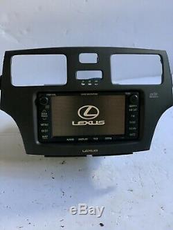 04-06 Lexus Es300 Es330 Radio CD Navigation Gps Commandes Dash Bezel Écran Nav