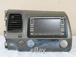 06-09 Honda CIVIC Gps Navigation Récepteur Radio Am Fm CD Oem N ° 39540-sva-a120-m1