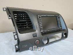 06-09 Honda CIVIC Gps Navigation Récepteur Radio Am Fm CD Oem N ° 39540-sva-a120-m1