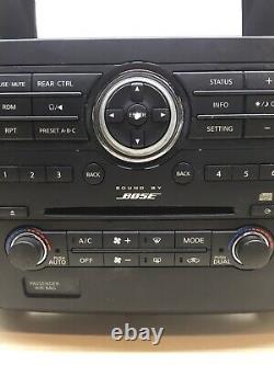 08-12 Nissan Pathfinder Bose Radio 6 CD Player Climate Control Lunette