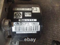 12 Volkswagen Passat Abs Pompe Module De Frein Anti-verrouillage Part 1k0614517dk