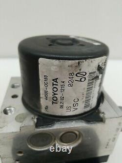 2008 2009 Toyota Sequoia Abs Pompe Module De Frein Anti-verrouillage 44500-0c160 Oem 08 09