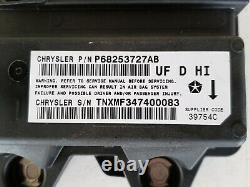 2016-2017 Chrysler 200 P68253727ab Module De Commande Du Système De Retenue De Sécurité