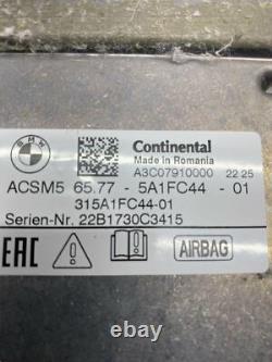 2023 BMW M440i GRAN-COUPE G26 MODULE DE CONTRÔLE DU SYSTÈME DE RESTRAINT OEM ACSM5 5A1FC22
