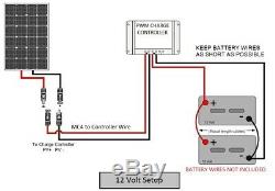 600w Watt Système De Charge De Batterie Hors Réseau 12-v Volt (600w Par Jour)