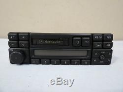 94-98 Mercedes Sl Slk W140 W202 W124 Système Audio Am Fm Lecteur De Cassettes Oem
