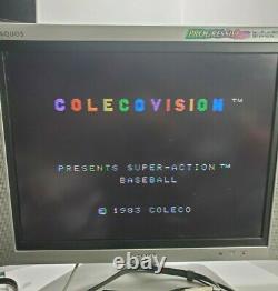 Colecovision System Lot Expansion Module 1 & 2. Super Action Controllers 12 Jeux